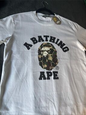 A BATHING APE white camo